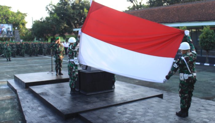 Upacara Bendera 17 Tingkat di Kodim Majalengka, Kasdim Bacakan Amanat Panglima TNI: Waspada Perang Iran-Israel & Efisiensi Anggaran