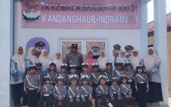 Polsek Kandanghaur Tanamkan Nilai Luhur Lewat Program Polisi Sahabat Anak