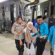 Polwan Polres Indramayu Berikan Pelayanan dan Pengamanan Maksimal bagi Calon Jamaah Haji di Embarkasi Lohbener