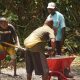 Percepat Pengecoran Jalan, Satgas TMMD ke-128 Kodim 1801/Manokwari Gotong Royong Gunakan Molen ‎