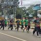 Bina Kebugaran, Anggota Kodim 1002/HST Laksanakan Lari Jalanan di Kota Barabai