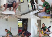 RTLH TMMD Ke-128 Kodim 1801/Manokwari Mulai Tahap Pemasangan Keramik