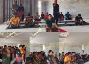 Tingkatkan Keimanan, Satgas TMMD Ke-128 Kodim 1801/Manokwari Laksanakan Sholat Jumat Berjamaah