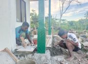 Satu Unit RTLH TMMD Ke-128 Kodim 1801/Manokwari Selesai Dipasang Keramik Lantai