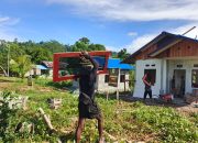 Pintu Panel dan Jendela RTLH TMMD Ke-128 Kodim 1801/Manokwari Tiba di Lokasi ‎