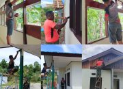 Pengecatan RTLH TMMD Ke-128 Kodim 1801/Manokwari Masuki Tahap Finishing