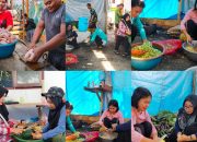 Persit Kodim 1801 Turun Tangan Sukseskan Dapur Umum TMMD Ke-128: Kebersamaan TNI dan Persit Hangatkan Semangat di Tanah Rubuh