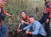 Sambut HUT Ke-81 RI, Pemuda Pancasila Majalengka Touring dan Tanam Ratusan Pohon di Sadarehe