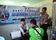 Sambut Hari Lalu Lintas Bhayangkara, Satlantas Polres Lumajang Gelar Cek Kesehatan Gratis Driver Ojol*
