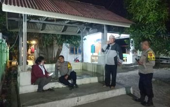 Tingkatkan Keamanan Desa, Kapolsek Bongas Pimpin Asistensi Satkamling Wiralodra Desa Cipedang