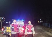 Cegah Tawuran dan Kejahatan Jalanan, Polsek Anjatan Gelar Patroli Strong Point Wiralodra Presisi
