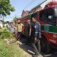 Lahan Terbakar di Gang Tajungan Mangunharjo, Mobil Damkar Terkendala Jalan Sempit