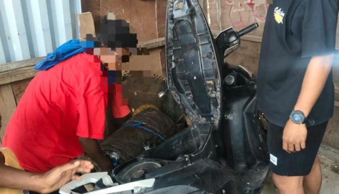 Team Paniki Polsek Sortim Amankan Terduga Pelaku Curanmor Dalam Operasi Pekat II Dofior 2026