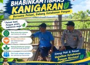 Polisi Sambangi Lahan Jagung di Sukoharjo, Ajak Petani Kawal Program Ketahanan Pangan