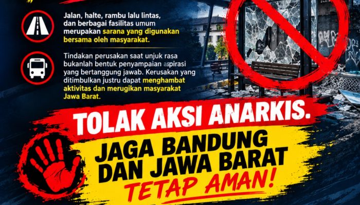 Polda Jabar Imbau Masyarakat Jaga Fasilitas Umum, Tolak Aksi Anarkis dan Wujudkan Jawa Barat Tetap Aman