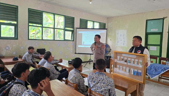 Polisi Peduli Pendidikan, Polres Indramayu Ajak Pelajar SMPN 2 Balongan Jauhi Narkoba, Tawuran dan Geng Motor