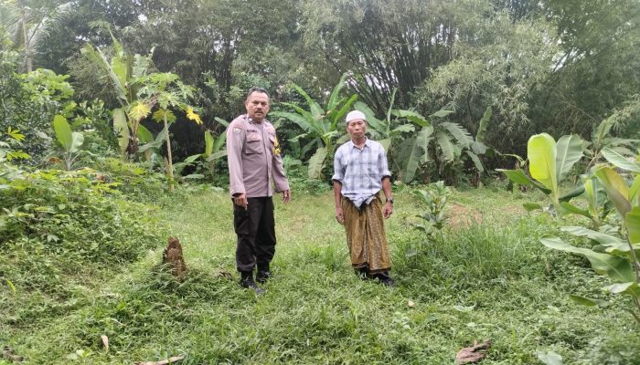 Jelang Pilkades, Bhabinkamtibmas Polsek Parungpanjang Polres Bogor Ajak Warga Jaga Kondusifitas